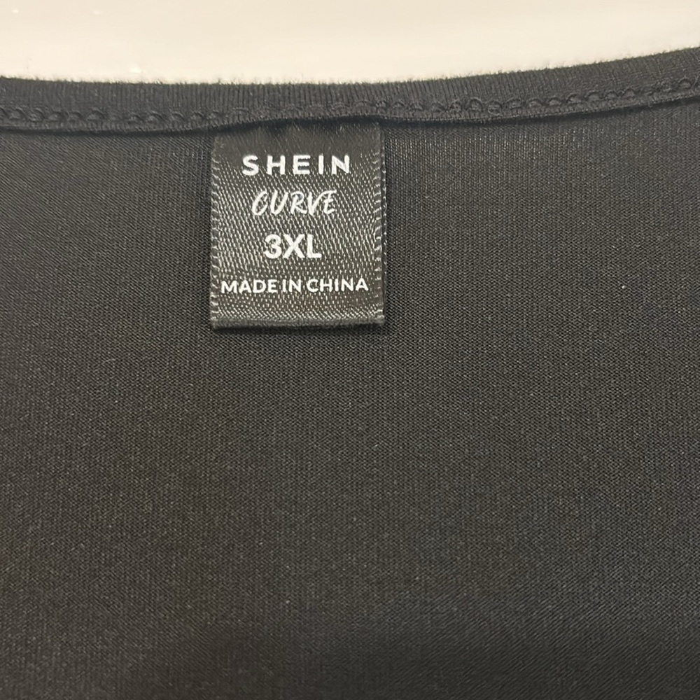 Shein Plus Solid Ruched Surplice Asymmetrical Hem… - image 4